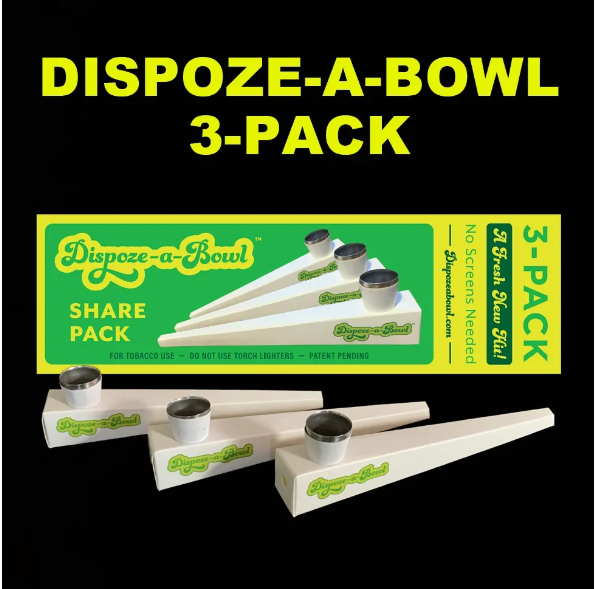 Dispoze-a-Bowl Disposable Hand Pipes