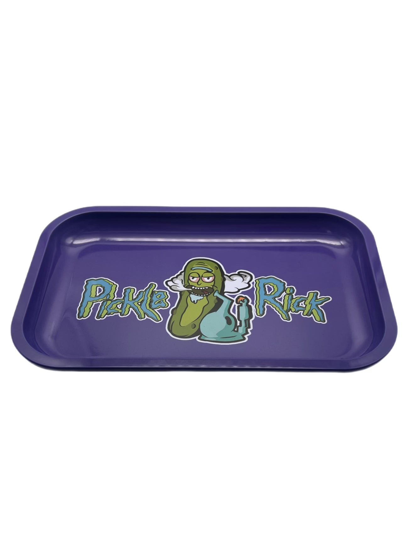 Pickle Rick Purple Rolling Tray- Medium – 4 The Culture Smoke Shop